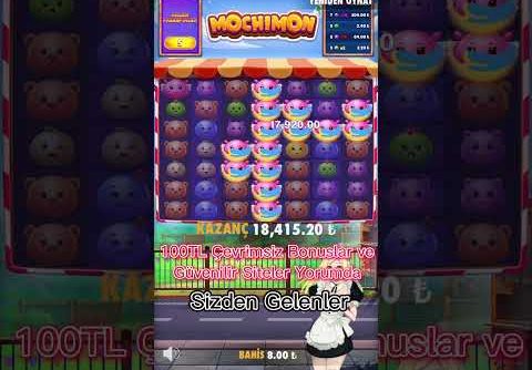 Pragmatic Yeni Oyunda Vurgun! – Mochimon Slot Huge Win – Slot Rekor Kazanç – #shorts #slot