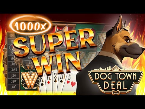 🔥 Player Hits EPIC Big WIN On 🔥 Dog Town Deal – NEW Online Slot – Quickspin (Casino Supplier)