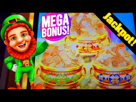 I GOT THE MEGA (TRIPLE BAG) BONUS On NEW SHAMROCK FORTUNES Slot Machine! 🍀🍀🍀 JACKPOT HAND PAY!