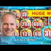 4X FEATURE, LOVED IT!! Mighty Cash Farmville Slot – HUGE WIN!