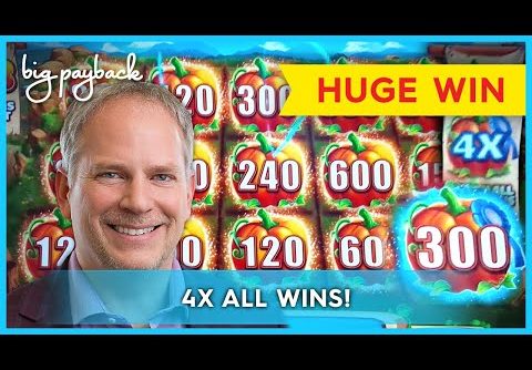 4X FEATURE, LOVED IT!! Mighty Cash Farmville Slot – HUGE WIN!