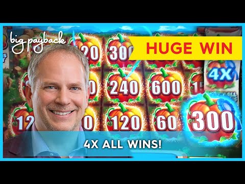 4X FEATURE, LOVED IT!! Mighty Cash Farmville Slot – HUGE WIN!