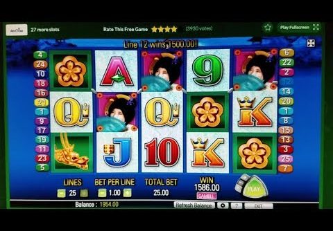 Geisha Slot High Limit Big Win Jackpot!