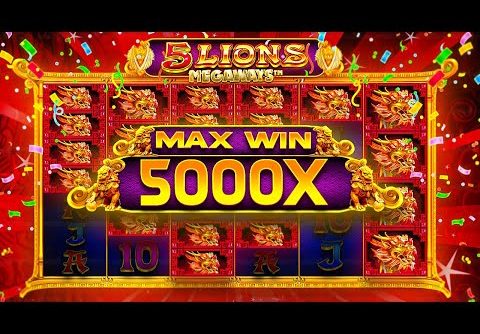 WORLD RECORD *MAX WIN* On 5 LIONS MEGAWAYS!! (SUPER RARE)