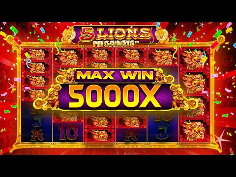 WORLD RECORD *MAX WIN* On 5 LIONS MEGAWAYS!! (SUPER RARE)