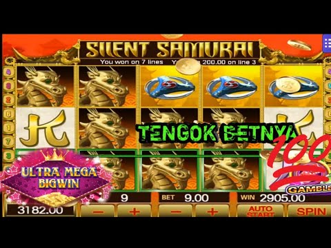 SLOT TODAY SILENT SAMURAI #MEGA888 ULTRA MEGA BIGWIN