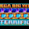 **MEGA BIG WIN!!!** 70 FREE SPINS! Mystical Worlds WMS Slot Machine Bonus