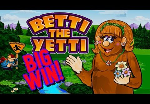 WOW!  MY FIRST BIG WIN BONUS on BETTI THE YETTI SLOT MACHINE + CASH FORTUNE DELUXE + XWHEEL PANDA!