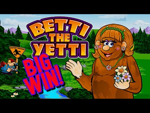 WOW!  MY FIRST BIG WIN BONUS on BETTI THE YETTI SLOT MACHINE + CASH FORTUNE DELUXE + XWHEEL PANDA!