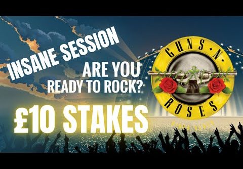 Insane session on Guns N’ Roses video slot | £10 stakes | MEGA WIN