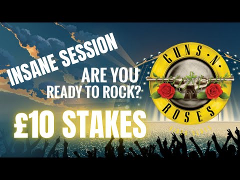 Insane session on Guns N’ Roses video slot | £10 stakes | MEGA WIN