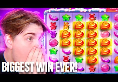 MY BIGGEST EVER WIN ON SUGAR RUSH IN ONE SPIN??? (MEGA WIN)