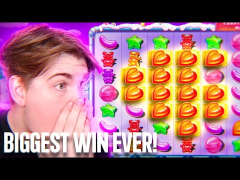 MY BIGGEST EVER WIN ON SUGAR RUSH IN ONE SPIN??? (MEGA WIN)