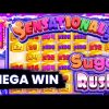 HUGE WIN On SUGAR RUSH  (2 Retriggers) | Pragmatic Play Slot ($0.20 Bet)