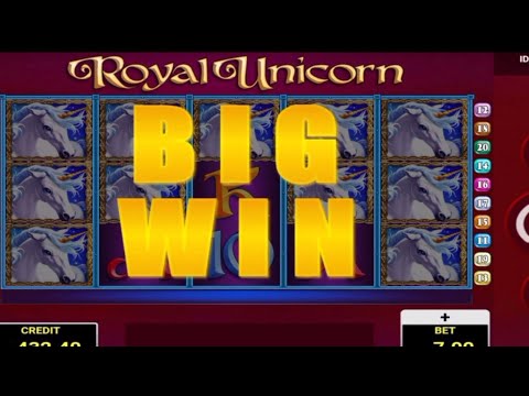 ROYAL UNICORN SLOT BIG WIN 😱 / محبي الكازينو من يفهمون روعة هذه البيغ وين