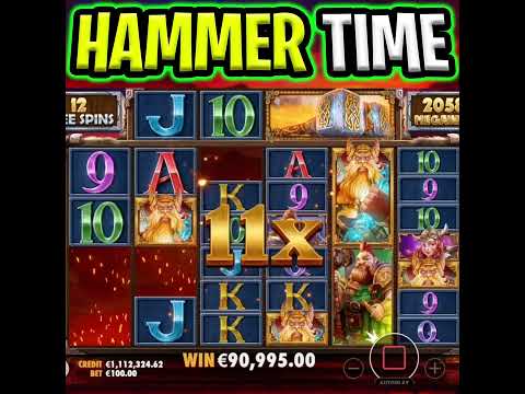 THE BIGGEST WIN U WILL EVER SEE 😵 POWER OF THOR MEGAWAYS SLOT 🔥 RECORD WIN‼️ #shorts