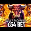 BLACK BULL €54 BET 🔥 HIGH ROLL AND BIG WINS! New Pragmatic Slot