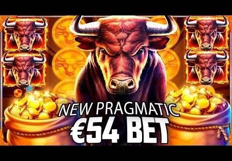 BLACK BULL €54 BET 🔥 HIGH ROLL AND BIG WINS! New Pragmatic Slot