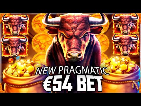 BLACK BULL €54 BET 🔥 HIGH ROLL AND BIG WINS! New Pragmatic Slot