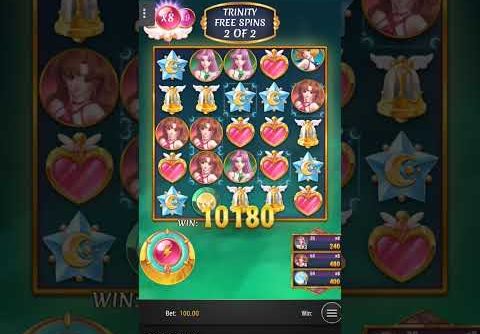 MOON PRINCESS TRINITY SLOT MEGA BIG WIN!!!!