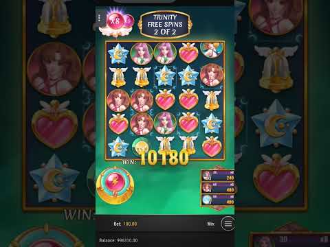 MOON PRINCESS TRINITY SLOT MEGA BIG WIN!!!!