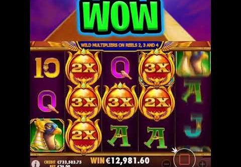 FORTUNE OF GIZA SLOT 🔥 MAX BET MEGA BIG WINS 😵 MASSIVE PROFIT‼️ #shorts