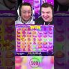 MASSIVE CLUSTERS On SUGAR RUSH!! (BONUS BUYS) #slots #casino #sugarrush #shorts