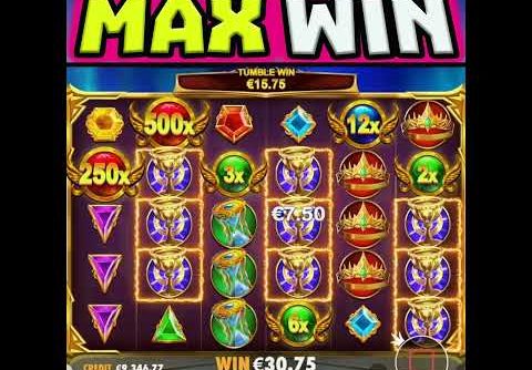 GATES OF OLYMPUS 🔥 SLOT MAX WIN ON MY FIRST SPIN OMG THIS IS SO RARE MASSIVE JACKPOT‼️ #shorts