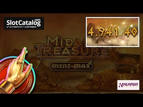 Big win. Midas Treasure Mini max slot from Kalamba Games