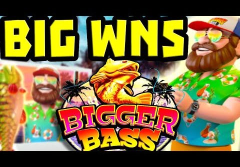 BIGGER BASS BONANZA 🐟 SLOT BONUS HUNT 🔥 PAYS BIG WINS ON ⚠️ €60 MAX BETS WOW‼️