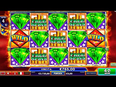 Slot BAR Diamond Online Free Spin + Free Spin + Free Spin || Record Wins Macchinette Italia