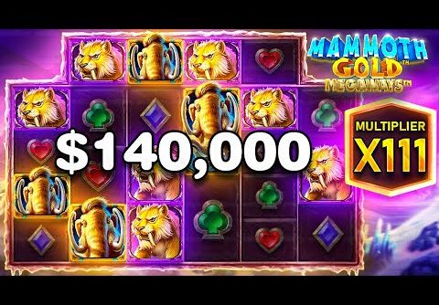 SENSATIONAL $140,000 WIN On THIS BRAND NEW SLOT!! (MAMMOTH GOLD MEGAWAYS)