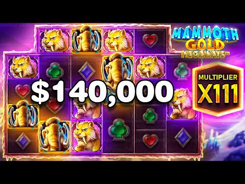 SENSATIONAL $140,000 WIN On THIS BRAND NEW SLOT!! (MAMMOTH GOLD MEGAWAYS)