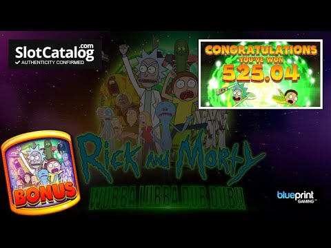 Big win. Rick and Morty Wubba Lubba Dub Dub slot from Blueprint