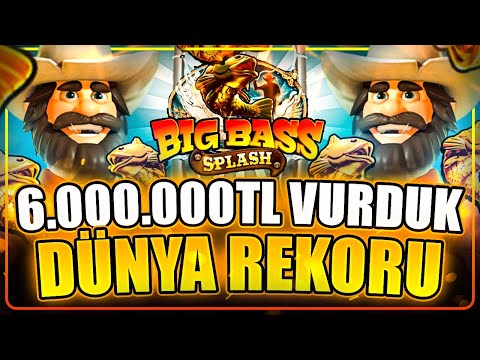 Big Bass Splash Max Win | 6.000.000 TL DÜNYA REKORU | HASAN’A 10x İLE MAX WİN KOYDUK