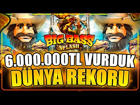 Big Bass Splash Max Win | 6.000.000 TL DÜNYA REKORU | HASAN’A 10x İLE MAX WİN KOYDUK