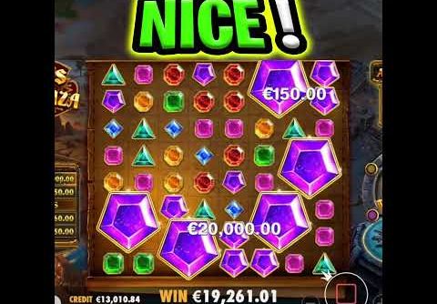 GEMS BONANZA SLOT 💎 MEGA BIG WIN 🤑 OMG WAIT FOR IT‼️ #shorts