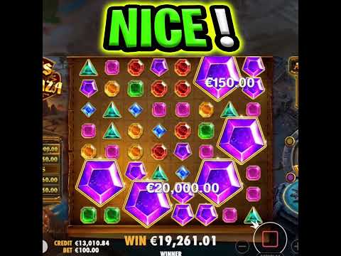 GEMS BONANZA SLOT 💎 MEGA BIG WIN 🤑 OMG WAIT FOR IT‼️ #shorts