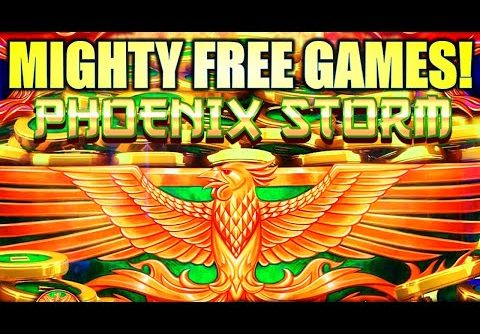 MIGHTY PHOENIX FREE GAMES! SUPER BIG WIN! PHOENIX STORM MIGHTY CASH ULTRA Slot Machine (Aristocrat)