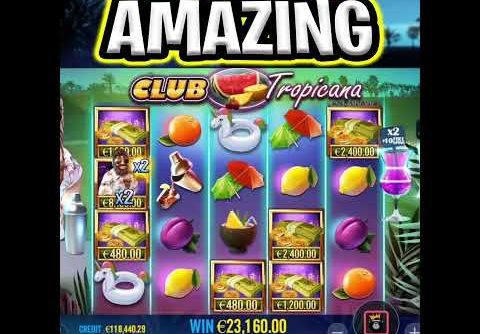 CLUB TROPICANA SLOT 😵 PAYING OUT MEGA BIG WINS 🔥 TODAY OMG €360 MAX BET‼️ #shorts