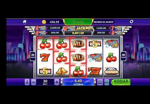 Peguei um Mega Win no slot brasa pagou muito!!! [Lucky slots] pagando bônus no cadastro 🤑💰