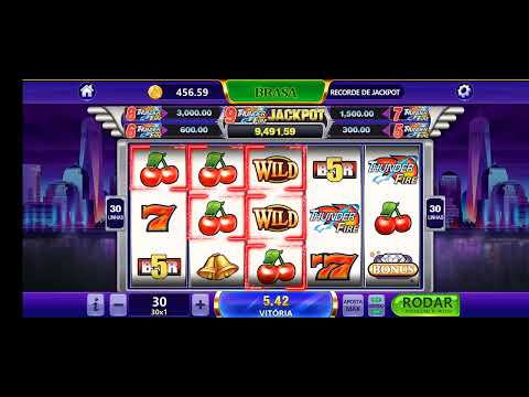 Peguei um Mega Win no slot brasa pagou muito!!! [Lucky slots] pagando bônus no cadastro 🤑💰