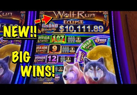 NEW SLOT: Wolf Run Eclipse WITH A WHEEL! Very fun!  Live Play + Big Wins!