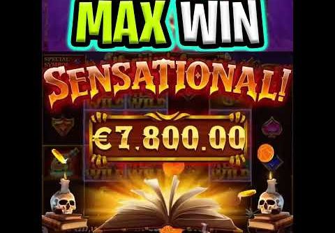 SUPER RARE MAX WIN 🤑 MAGICIAN SECRETS 🔥 MAX BET BIGGEST EVER JACKPOT‼️ #shorts