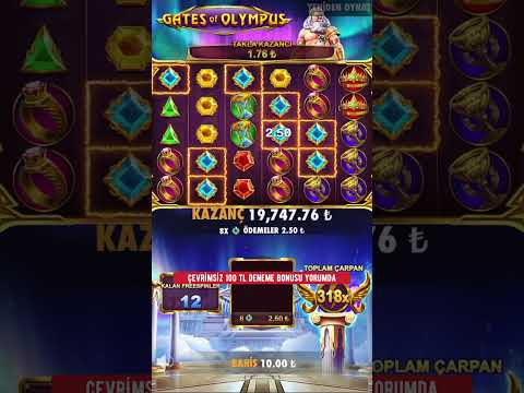 Dedem Den Bayram Harçlığını Kaptık – Gates Of Olympus Mega win #casinoslot #shorts