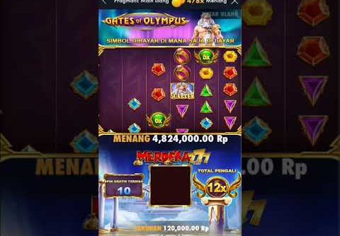 GILE BIG WIN | GATES OF OLYMPUS | SLOT GACOR HARI INI #shorts #viral #slotgacorhariini