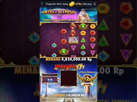 GILE BIG WIN | GATES OF OLYMPUS | SLOT GACOR HARI INI #shorts #viral #slotgacorhariini