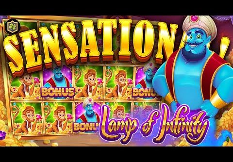 EPIC Big WIN New Online Slot 💥 Lamp Of Infinity 💥 Pragmatic Play and Reel Kingdom (Casino Supplier)