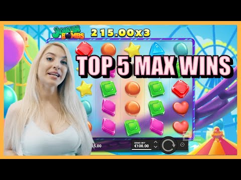 JOKER BOMBS SLOT / TOP 5 RECORD MAX WINS! STREAMING HIGHLIGHTS!