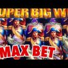 **SUPER BIG WIN!!!** MAX BET! Napoleon and Josephine WMS Slot Machine Bonus Wins!